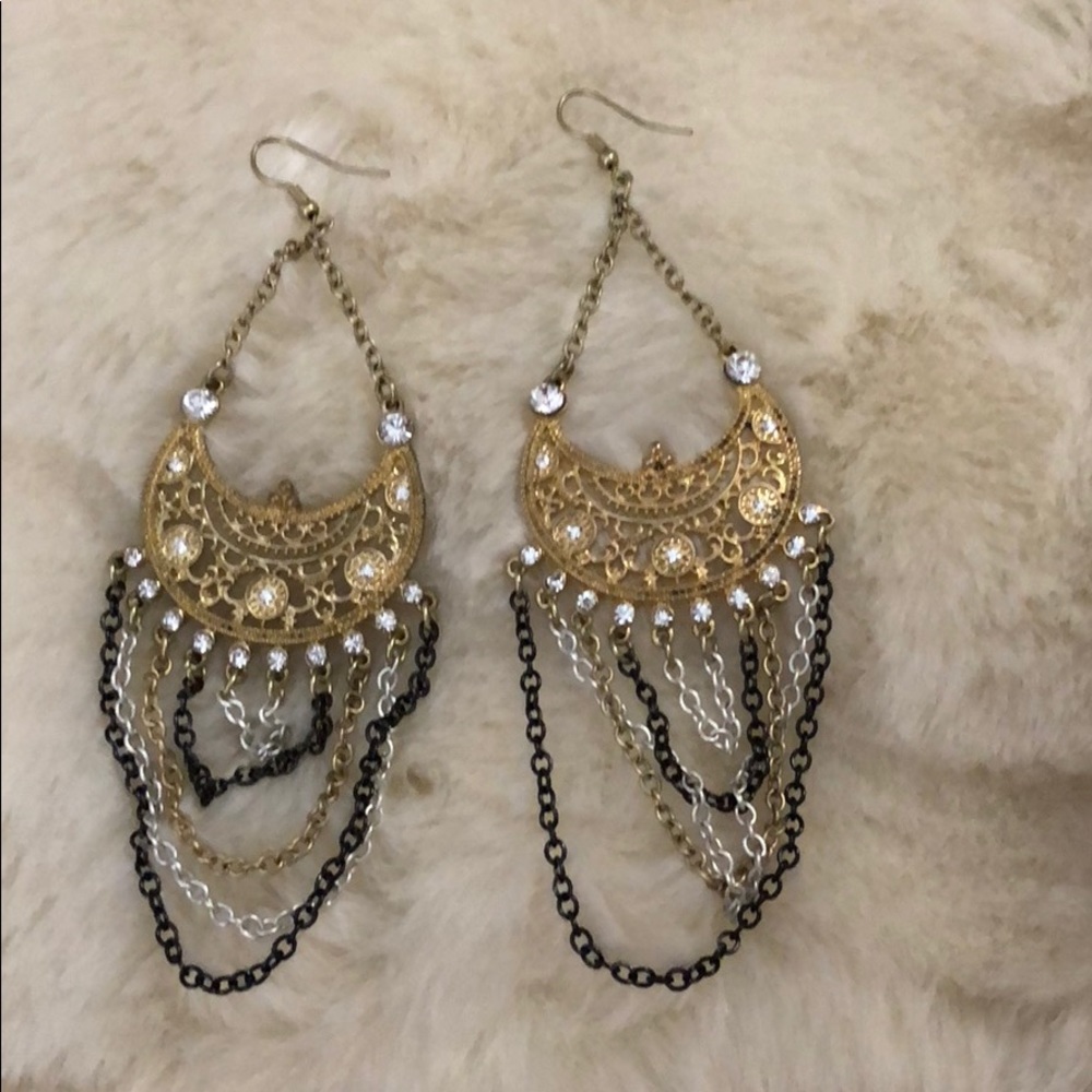 Bohemian style chandelier earrings-make a bundle!